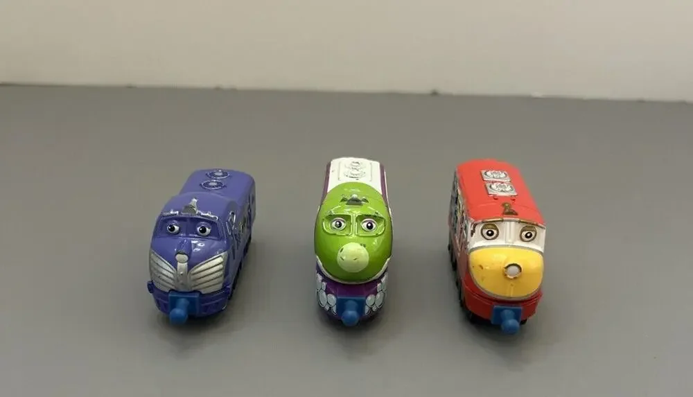 Chuggington Diecast Train Engine Learning Curve 2010 Lot of 3